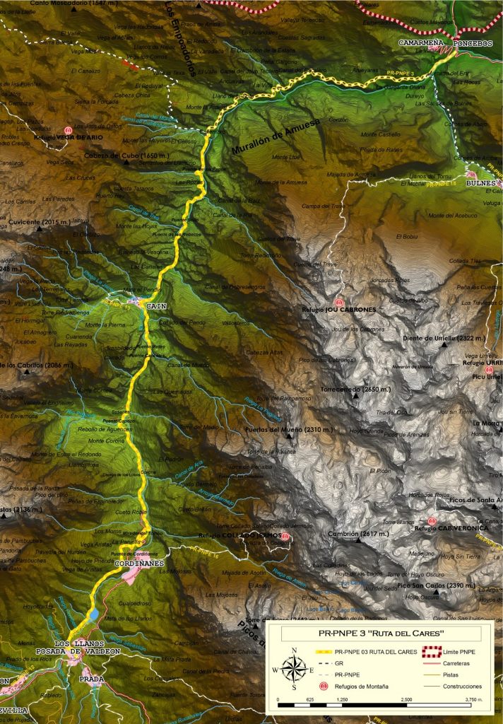 Ruta del Cares en picos de Europa, guia para la ruta del cares precio